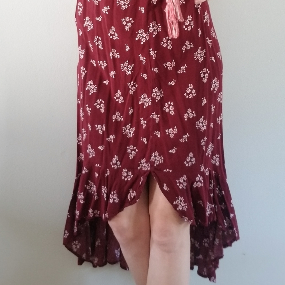 Xhileration Plum high low Dress